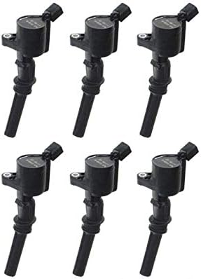 Motorcraft DG508 Ignition Coil for Ford 4.6L 5.4L V8 DG457 DG472 DG491 CROWN VICTORIA EXPEDITION F-150 F-250 MUSTANG LINCOLN MERCURY EXPLORER DG-508 3W7Z-12029-AA set of 6