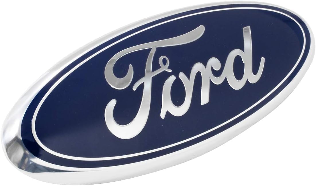 Ford 2007-2014 Edge Flex Taurus X OEM 9" Front Grille Blue Oval Emblem BT4Z-8213-B