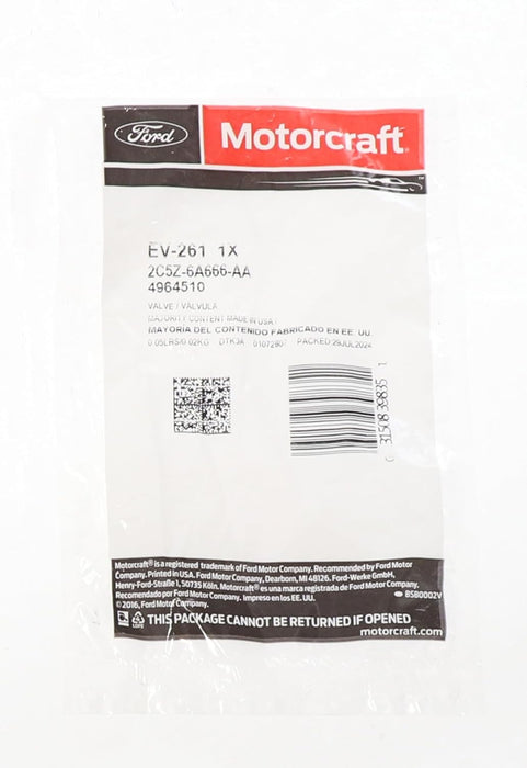 Motorcraft Positive Crankcase Ventilation (PCV) Valve - EV261