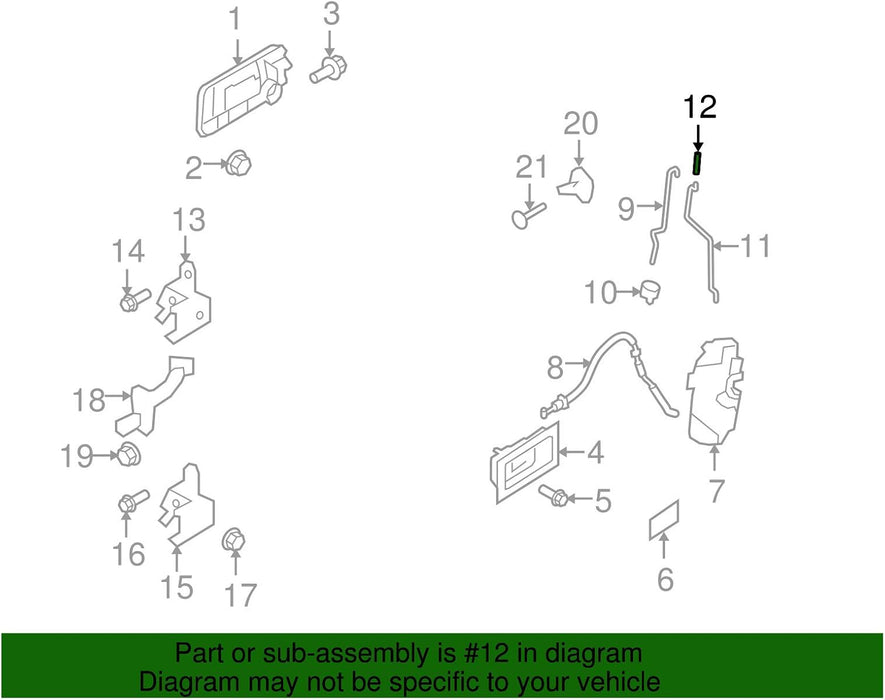 Ford FODZ-5421850-A - KNOB - Door Lock CON