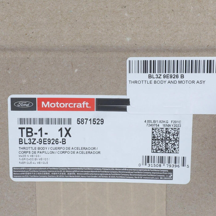 Genuine Ford Parts - Throttle Body and Motor Asy (BL3Z-9E926-B), Metallic